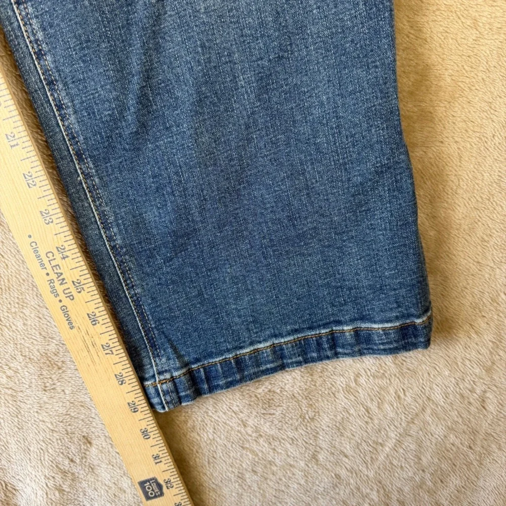 prAna Axiom Jean Mens 35x30 Antique Stone Wash Straight Leg Organic Cotton Denim